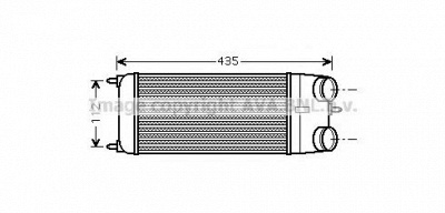 AVA QUALITY COOLING cna4252 -  Интеркулер
